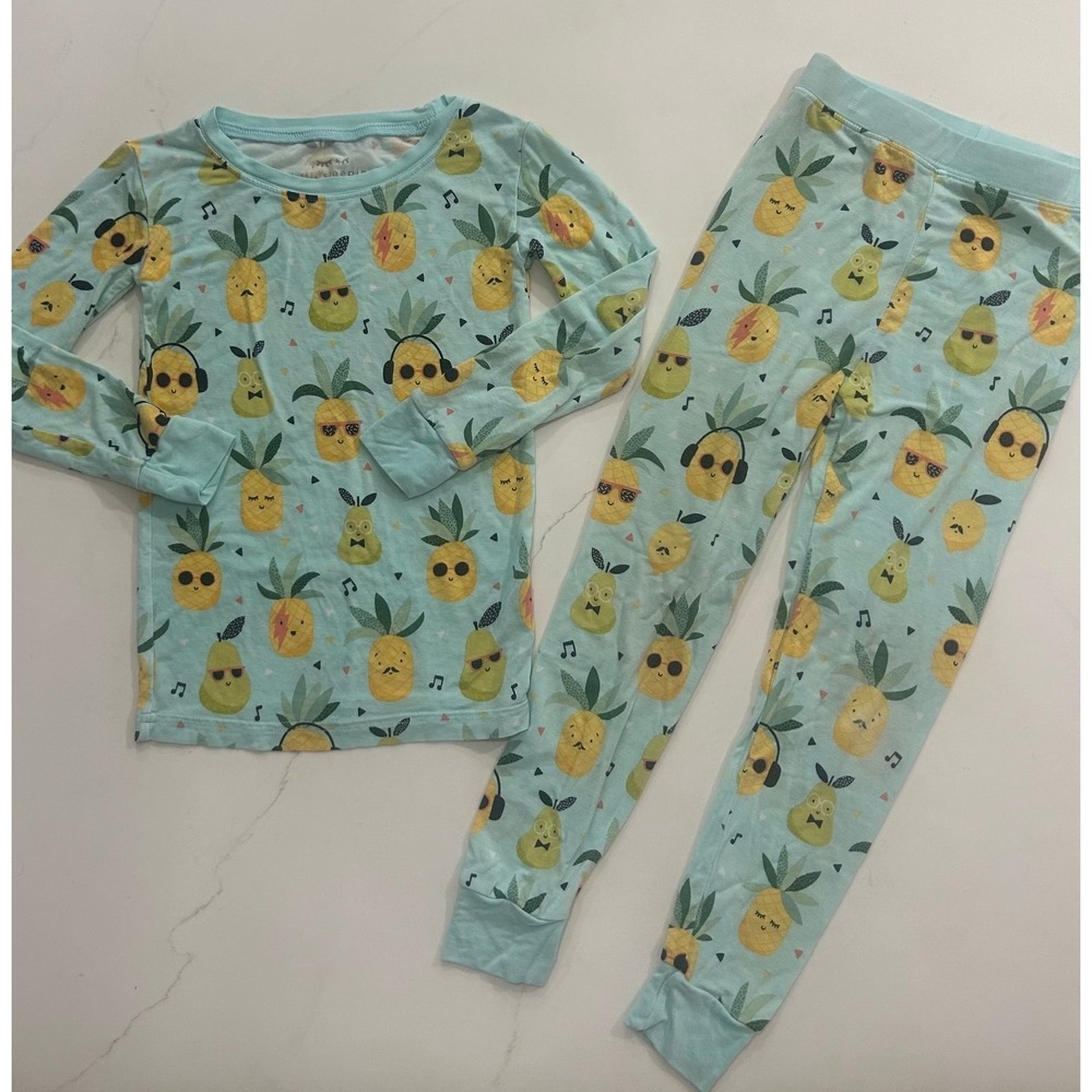 Little Sleepies 3T Pineapple Bamboo Pajama Set